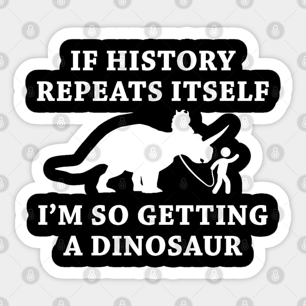 History Repeats Sticker by VectorPlanet